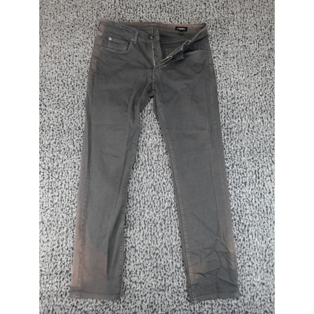 Bonobos Jeans Pants Mens‎ 31x32 Gray Slim Fit Stretch Casual 5-Pocket Faded